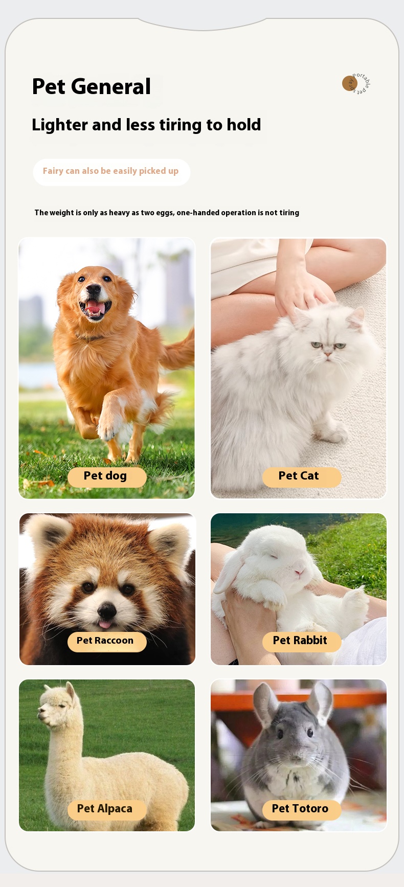 Pet grooming comb product detail