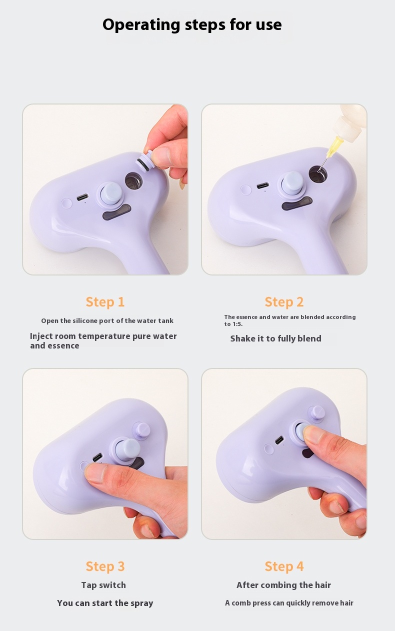 Pet grooming comb product detail