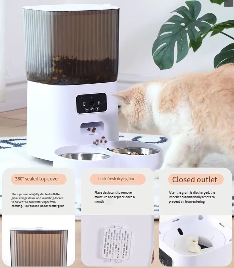 Pet feeder dimensions and specifications